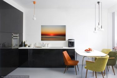 Papel de parede moderno para a cozinha (240 + Foto): Catálogo de idéias