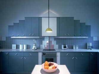 Papel de parede moderno para a cozinha (240 + Foto): Catálogo de idéias