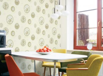 Papel de parede moderno para a cozinha (240 + Foto): Catálogo de idéias