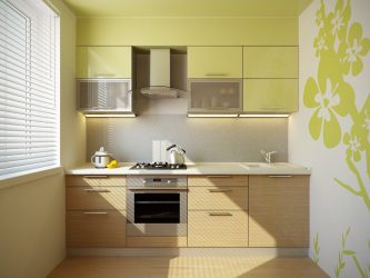 Papel de parede moderno para a cozinha (240 + Foto): Catálogo de idéias