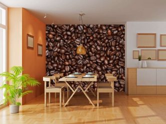 Papel de parede moderno para a cozinha (240 + Foto): Catálogo de idéias