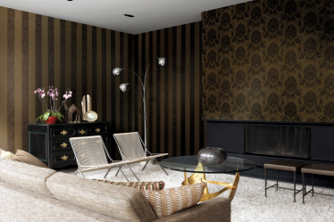 Papel de parede com serigrafia - uma obra de arte em um interior. Design exclusivo de seda 125+ Photo
