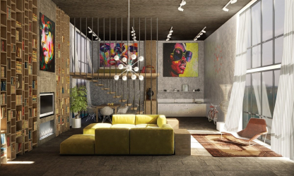 Papel de parede com serigrafia - uma obra de arte em um interior. Design exclusivo de seda 125+ Photo