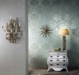 Papel de parede com serigrafia - uma obra de arte em um interior. Design exclusivo de seda 125+ Photo