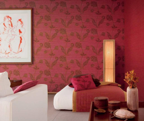 Papel de parede com serigrafia - uma obra de arte em um interior. Design exclusivo de seda 125+ Photo