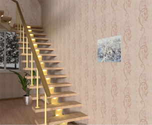 Papel de parede com serigrafia - uma obra de arte em um interior. Design exclusivo de seda 125+ Photo