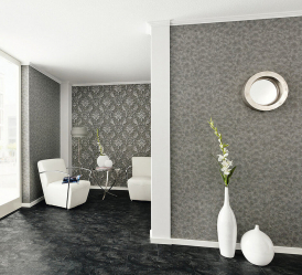 Papel de parede com serigrafia - uma obra de arte em um interior. Design exclusivo de seda 125+ Photo