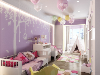 Papel de parede cor lilás na concepção da sala de estar, quarto e outros quartos. Combinações e combinações bem sucedidas (mais de 90 fotos)