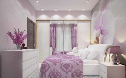 Papel de parede cor lilás na concepção da sala de estar, quarto e outros quartos. Combinações e combinações bem sucedidas (mais de 90 fotos)