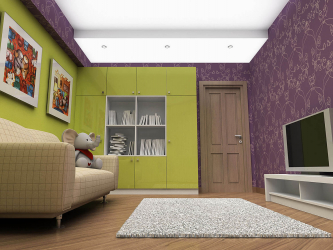 Papel de parede cor lilás na concepção da sala de estar, quarto e outros quartos. Combinações e combinações bem sucedidas (mais de 90 fotos)