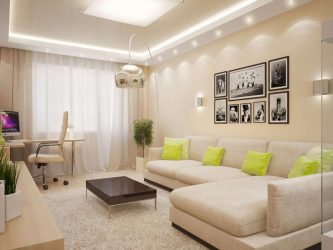 Papéis de parede bonitos na sala de estar: mais de 150 fotos de interiores. Idéias modernas de combinar