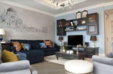 Papéis de parede bonitos na sala de estar: mais de 150 fotos de interiores. Idéias modernas de combinar