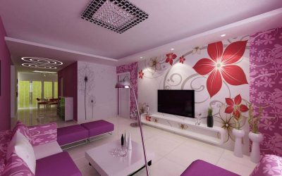 Papéis de parede bonitos na sala de estar: mais de 150 fotos de interiores. Idéias modernas de combinar