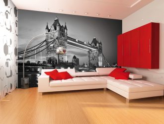 Papéis de parede bonitos na sala de estar: mais de 150 fotos de interiores. Idéias modernas de combinar