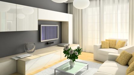 Papéis de parede bonitos na sala de estar: mais de 150 fotos de interiores. Idéias modernas de combinar