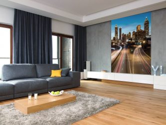 Papéis de parede bonitos na sala de estar: mais de 150 fotos de interiores. Idéias modernas de combinar