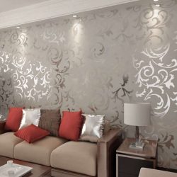 Papéis de parede bonitos na sala de estar: mais de 150 fotos de interiores. Idéias modernas de combinar