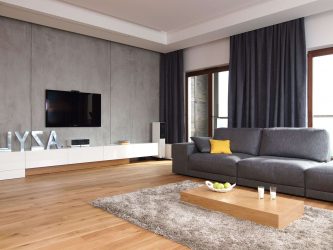 Papéis de parede bonitos na sala de estar: mais de 150 fotos de interiores. Idéias modernas de combinar