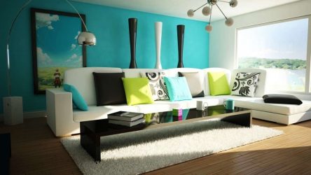 Papéis de parede bonitos na sala de estar: mais de 150 fotos de interiores. Idéias modernas de combinar