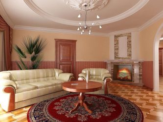 Papéis de parede bonitos na sala de estar: mais de 150 fotos de interiores. Idéias modernas de combinar