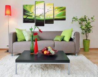 Papéis de parede bonitos na sala de estar: mais de 150 fotos de interiores. Idéias modernas de combinar