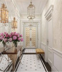 Escolhendo papel de parede no corredor e corredor (50 + fotos): Crie um interior home com suas próprias mãos