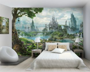 Combinação de papel de parede de quarto: mais de 240 fotos de combinações de interiores bonitas