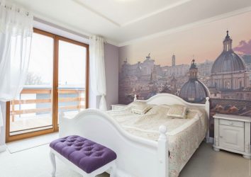 Combinação de papel de parede de quarto: mais de 240 fotos de combinações de interiores bonitas