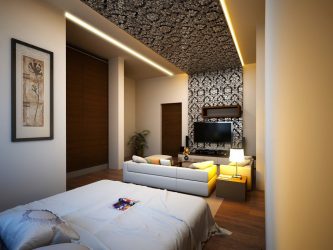 Combinação de papel de parede de quarto: mais de 240 fotos de combinações de interiores bonitas