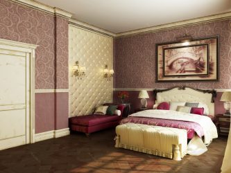 Combinação de papel de parede de quarto: mais de 240 fotos de combinações de interiores bonitas
