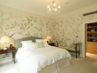Combinação de papel de parede de quarto: mais de 240 fotos de combinações de interiores bonitas