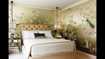 Combinação de papel de parede de quarto: mais de 240 fotos de combinações de interiores bonitas