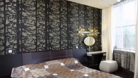 Combinação de papel de parede de quarto: mais de 240 fotos de combinações de interiores bonitas