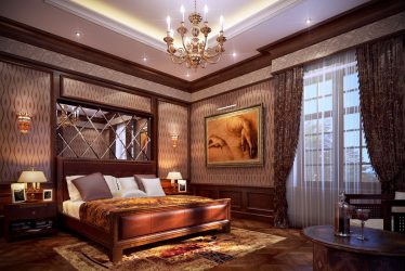 Combinação de papel de parede de quarto: mais de 240 fotos de combinações de interiores bonitas
