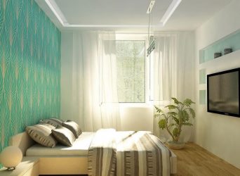 Combinação de papel de parede de quarto: mais de 240 fotos de combinações de interiores bonitas
