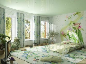 Combinação de papel de parede de quarto: mais de 240 fotos de combinações de interiores bonitas