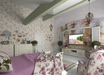 Combinação de papel de parede de quarto: mais de 240 fotos de combinações de interiores bonitas