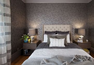 Combinação de papel de parede de quarto: mais de 240 fotos de combinações de interiores bonitas