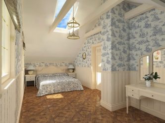 Combinação de papel de parede de quarto: mais de 240 fotos de combinações de interiores bonitas