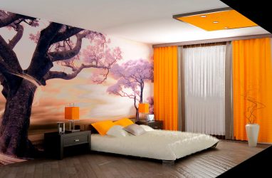 Combinação de papel de parede de quarto: mais de 240 fotos de combinações de interiores bonitas