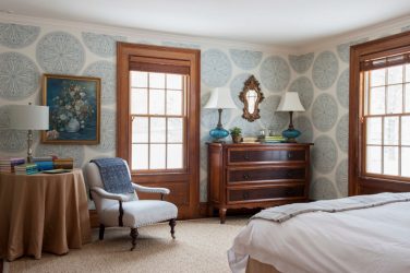 Combinação de papel de parede de quarto: mais de 240 fotos de combinações de interiores bonitas