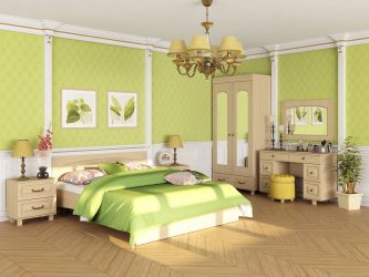 Combinação de papel de parede de quarto: mais de 240 fotos de combinações de interiores bonitas