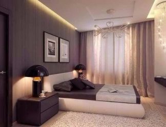 Combinação de papel de parede de quarto: mais de 240 fotos de combinações de interiores bonitas