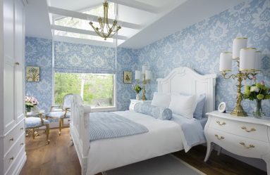 Combinação de papel de parede de quarto: mais de 240 fotos de combinações de interiores bonitas