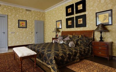 Combinação de papel de parede de quarto: mais de 240 fotos de combinações de interiores bonitas