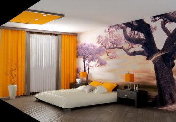 Combinação de papel de parede de quarto: mais de 240 fotos de combinações de interiores bonitas