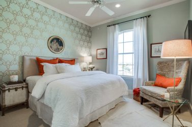 Combinação de papel de parede de quarto: mais de 240 fotos de combinações de interiores bonitas