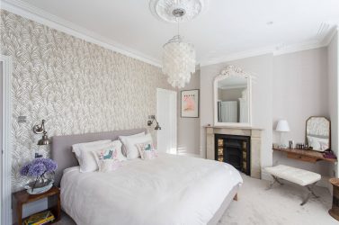 Combinação de papel de parede de quarto: mais de 240 fotos de combinações de interiores bonitas
