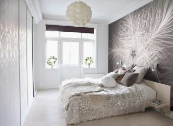 Combinação de papel de parede de quarto: mais de 240 fotos de combinações de interiores bonitas