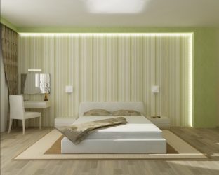Combinação de papel de parede de quarto: mais de 240 fotos de combinações de interiores bonitas